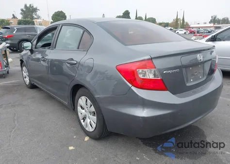 2012 Honda Civic Lx from USA, damaged, VIN 19XFB2F57CE374510